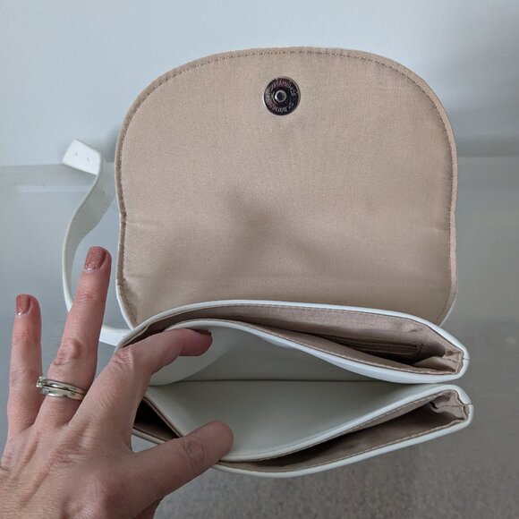 Sam Edelman - "Emily" White Shoulder Belt Bag w/ Adjustable Strap - Picture 5 of 7